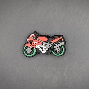 (5/$15) Motorcycle Croc Charm